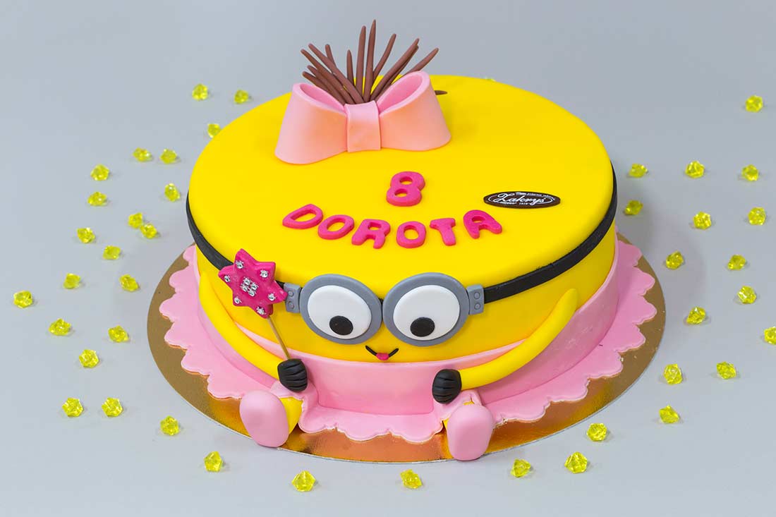 Tort okrągły w masie cukrowej Nr 19