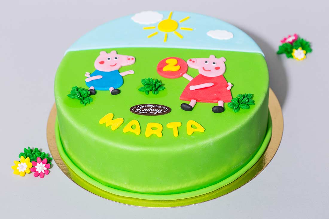 Tort okrągły w masie cukrowej Nr 35