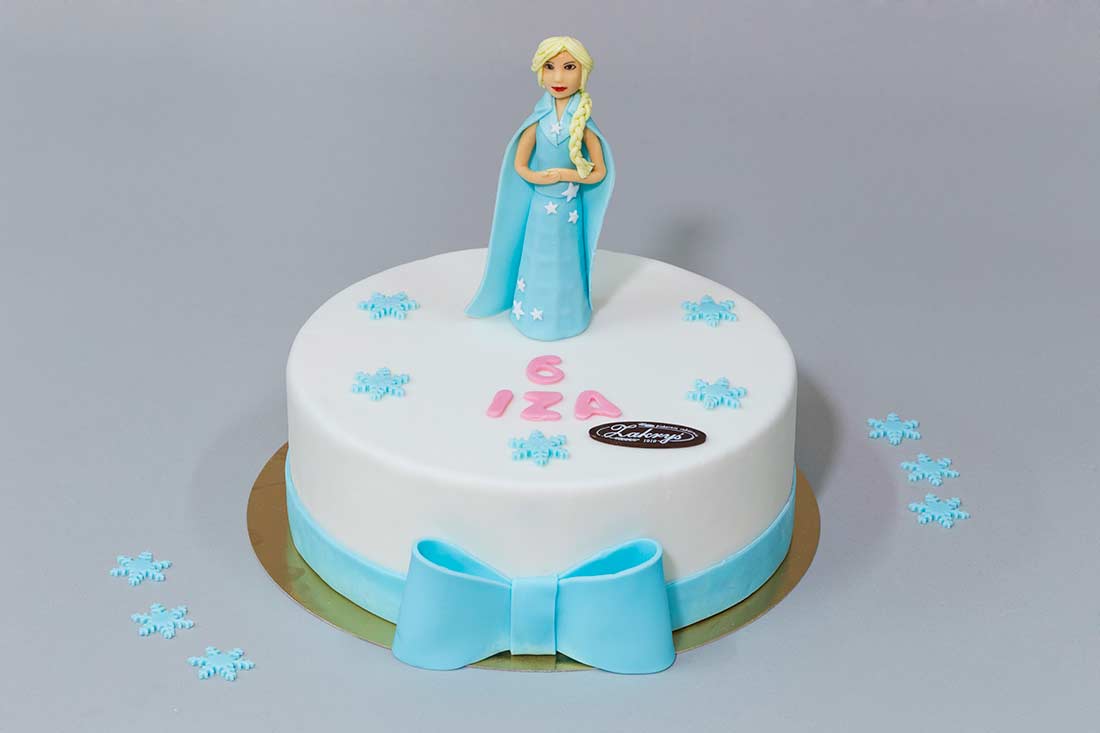 Tort okrągły w masie cukrowej Nr 37