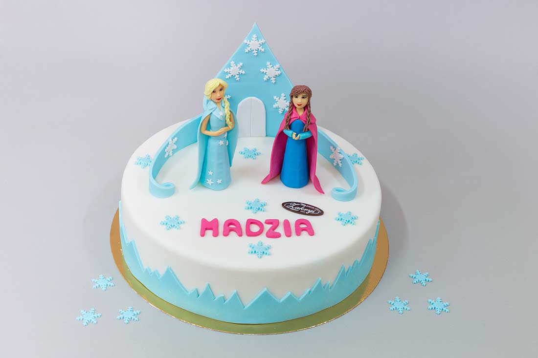 Tort okrągły w masie cukrowej Nr 39