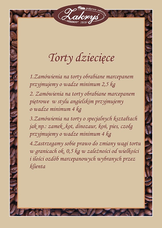 Torty dla dzieci